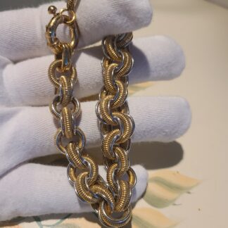 925 Sterling silver Chunky 8.5" Bracelet