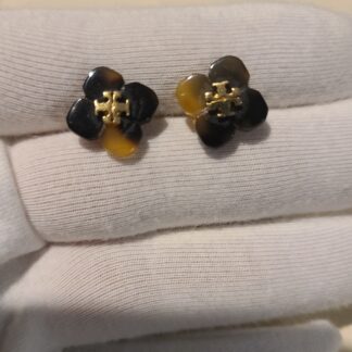Tory Burch Tortoise shell post earrings